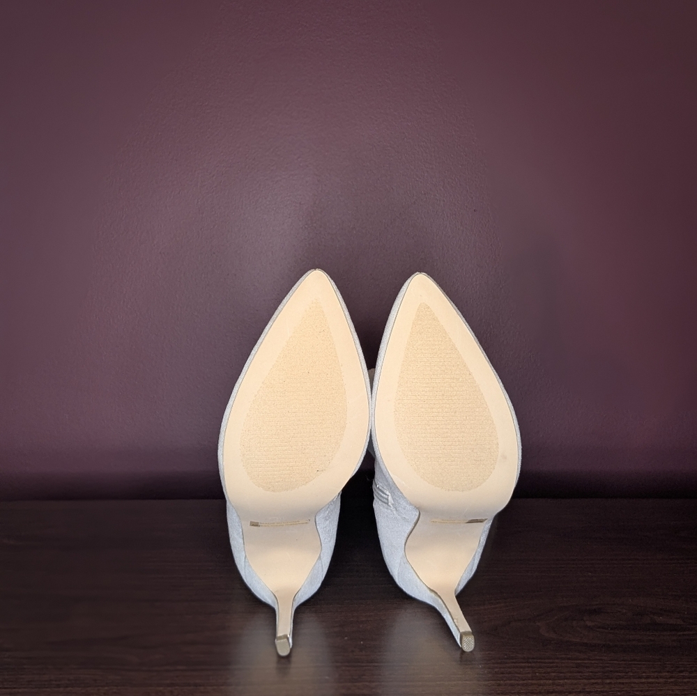 Dream Pairs Cream Heeled Boots - Picture 6 of 8